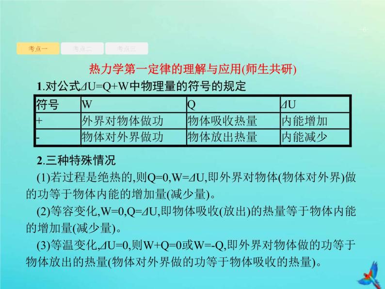 (新课标版)高考物理一轮复习基础课件32热力学定律与能量守恒 (含解析)06