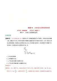 (通用版)高考物理二轮专题复习04 万有引力定律及其应用(2份打包,解析版+原卷版,可预览)