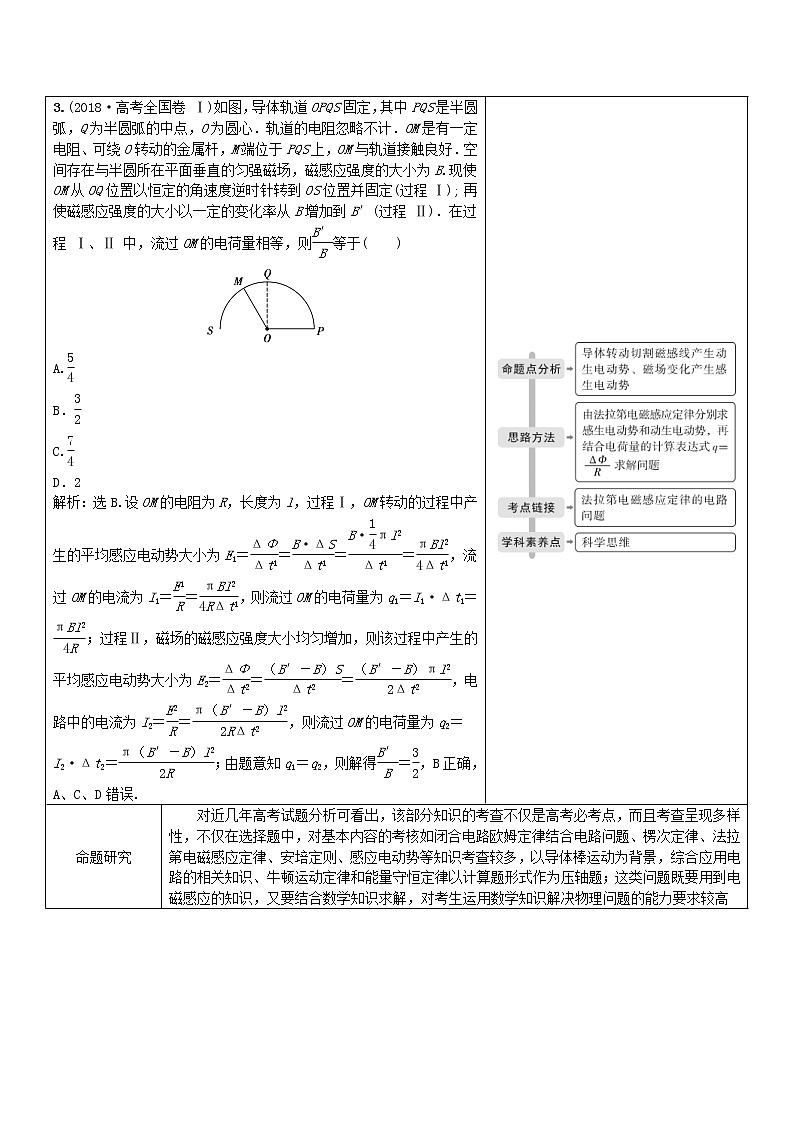 高考物理二轮复习专题四第2讲电磁感应问题讲义 (含解析)02