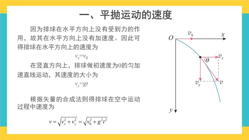 新教材 高中物理必修二  4.抛体运动的规律 教学课件+教案+同步练习08