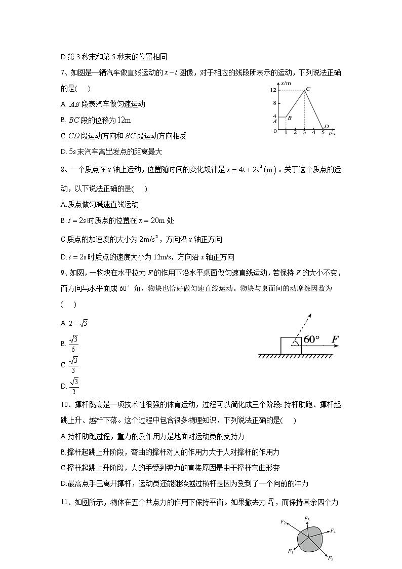 2022-2023學年遼寧省阜新市第二高級中學高二上學期第二次考試（期中）物理試題（Word版）第2頁