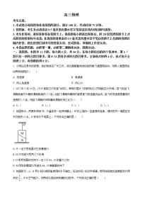 2022-2023学年湖北省部分学校高三上学期10月质量检测联考物理试卷（解析版）