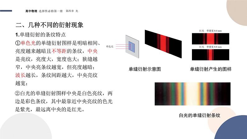 4.5光的衍射 课件 高二上学期物理人教版(2019)选择性必修第一册06