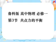 【同步课件】4.3 共点力的平衡 课件-2024-2025学年高一物理（鲁科版必修第一册）