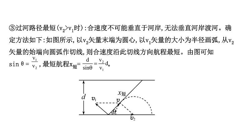 最新高考物理二轮复习课件:小船渡河模型第3页