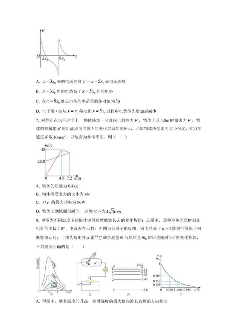 2023届湖南省高三一轮复习联考物理试题（四） PDF版03