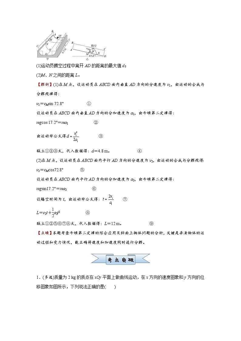 高中物理高考 2021届小题必练5 曲线运动 教师版第2页