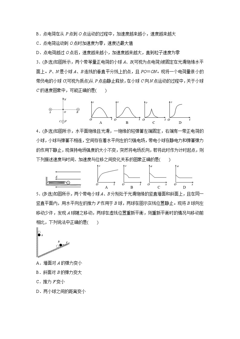 高中物理高考 2021届小题必练15 电场力的性质 学生版第3页