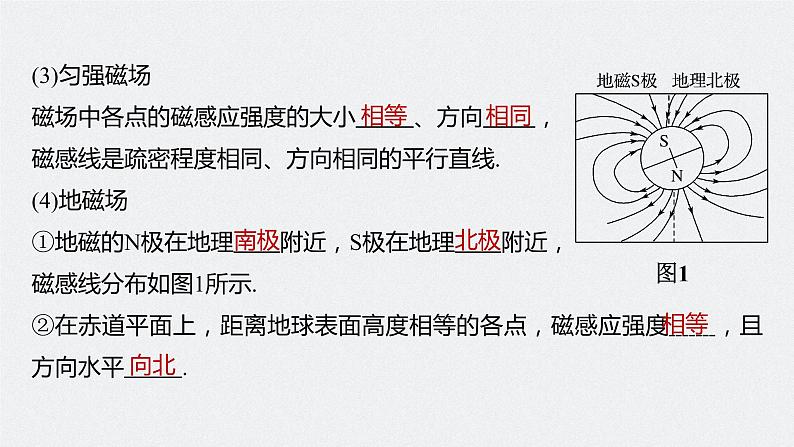 高中物理高考 2022年高考物理一轮复习(新高考版1(津鲁琼辽鄂)适用) 第10章 第1讲 磁场及其对电流的作用课件PPT第6页