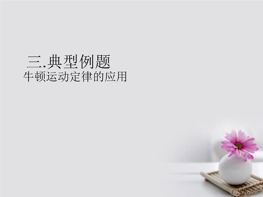 高中物理高考 高考物理一輪總復(fù)習(xí)考點(diǎn)大全第三章核心考點(diǎn)牛頓運(yùn)動定律課件第5頁