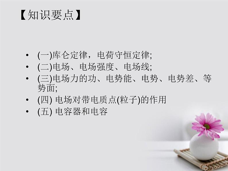 高中物理高考 高考物理一轮总复习考点大全第七章核心考点静电澄件课件PPT第2页
