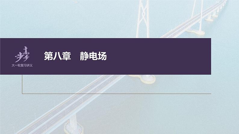 高中物理高考 第8章 第3讲 电容器 实验 观察电容器的充、放电现象 带电粒子在电场中的直线运动 2023年高考物理一轮复习(新高考新教材) 课件PPT第1页