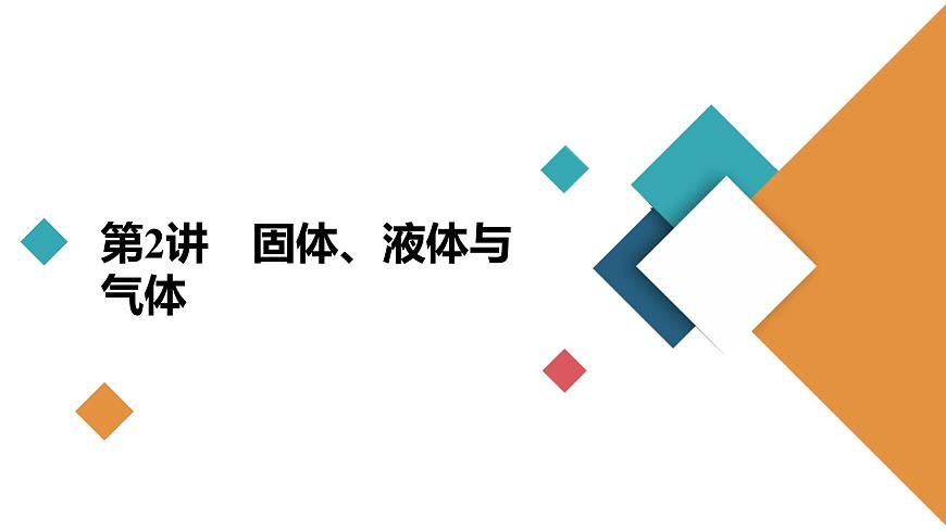 高中物理高考 第2講　固體、液體與氣體 課件練習(xí)題第2頁(yè)