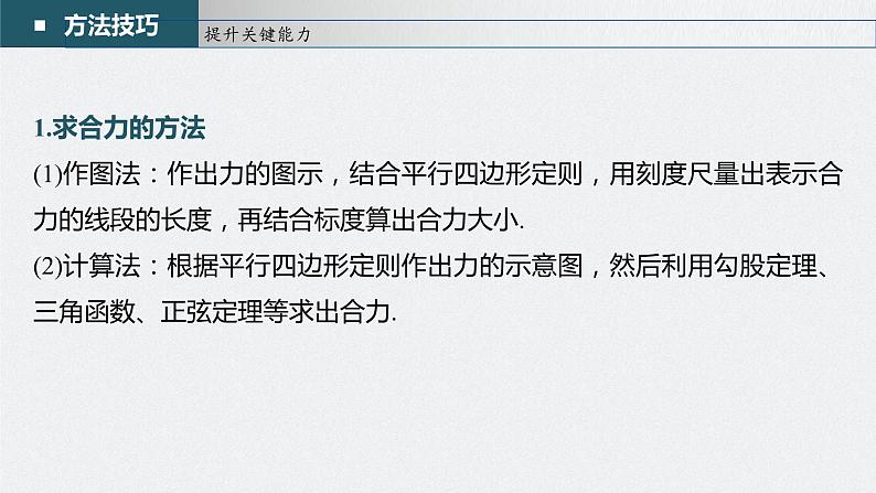 高中物理高考 第2章 第3讲 力的合成与分解 2023年高考物理一轮复习(新高考新教材) 课件PPT第8页