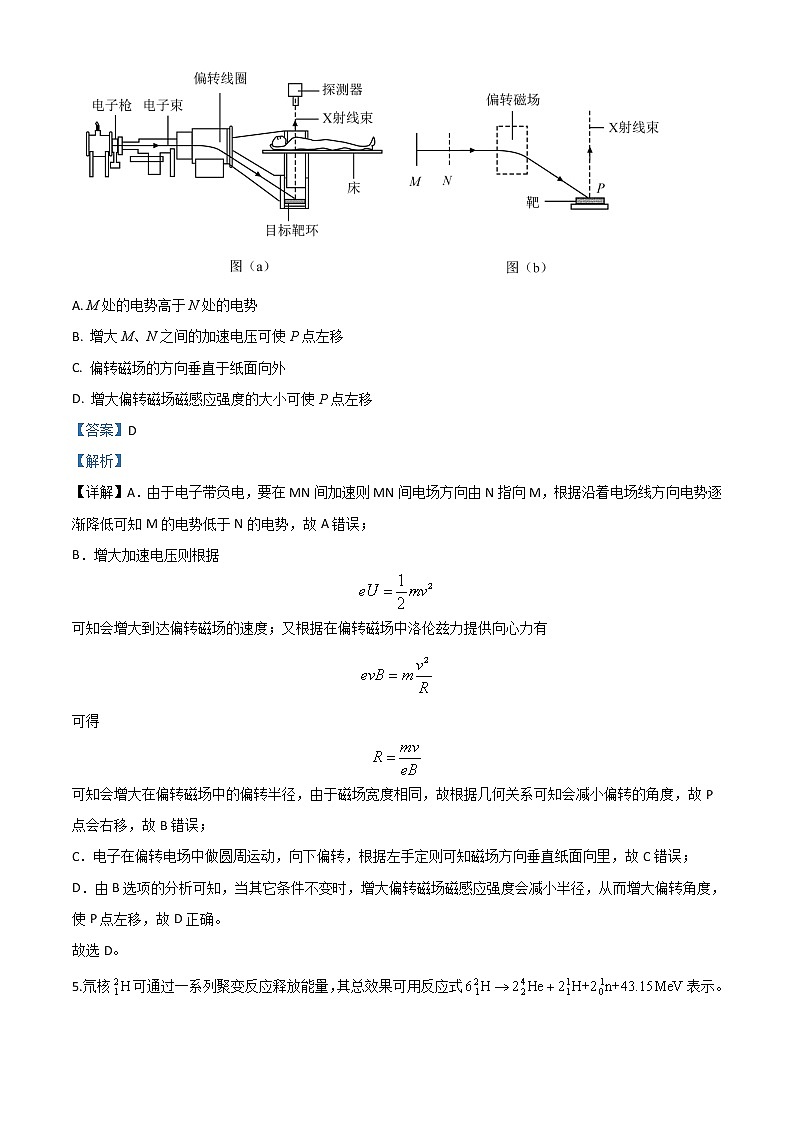 高中物理高考 精品解析 2020年全国高考物理试题(新课标Ⅱ)(解析版)第3页
