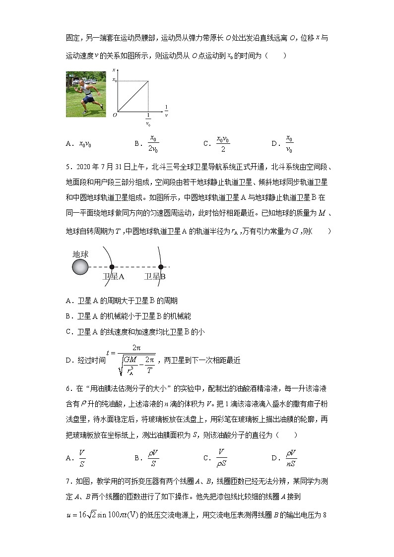 高中物理高考 卷2-2021年决胜高考物理模考冲刺卷(江苏专用)(原卷版)第2页