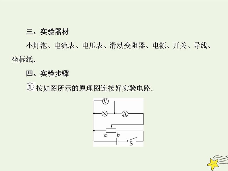 高中物理高考 新课标2020高考物理一轮复习8 4实验 描绘小灯泡的伏安特性权限课件新人教版04