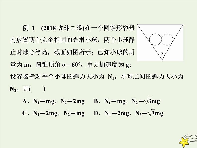 高中物理高考 新课标2020高考物理一轮复习单元综合专题二求解平衡问题的八种方法课件新人教版第6页