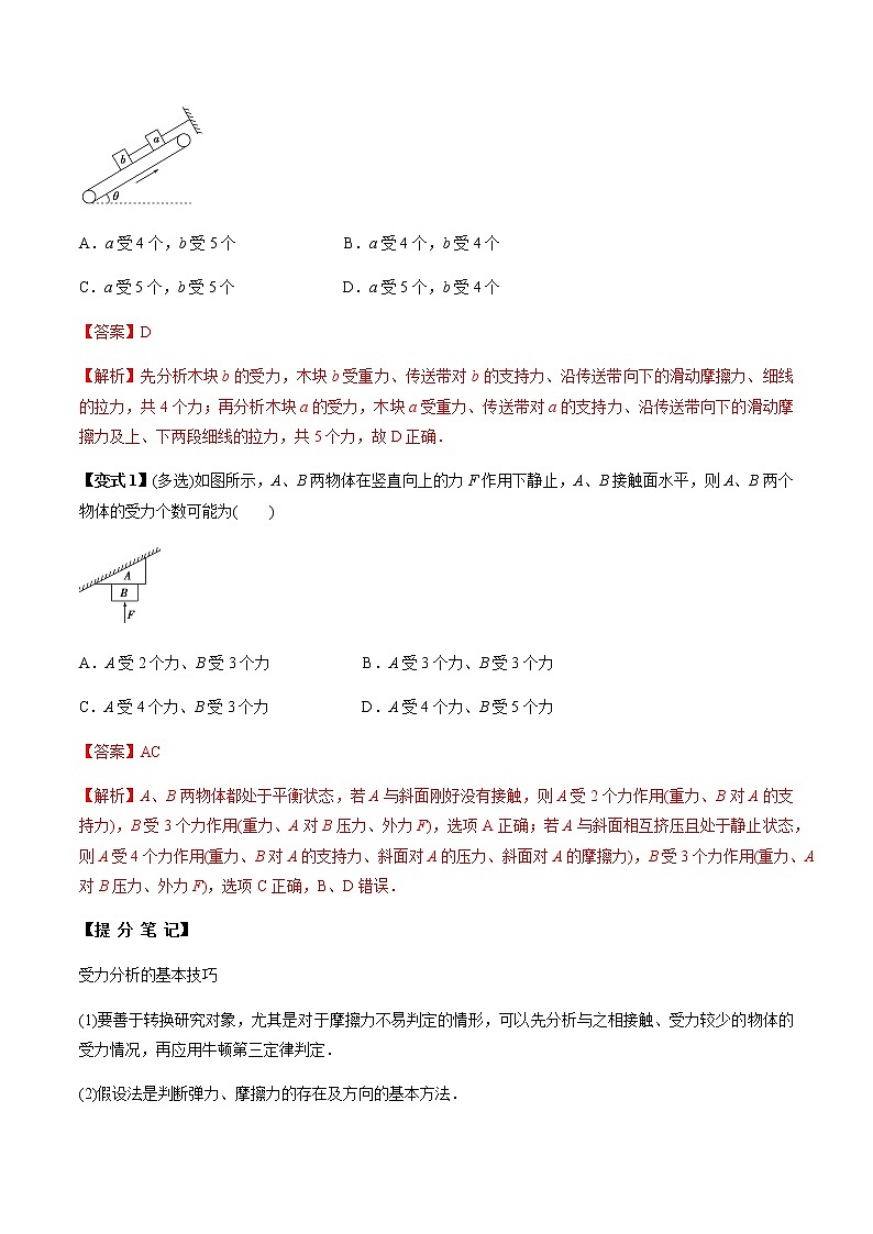 高中物理高考 专题(07)受力分析 共点力的平衡(解析版)02