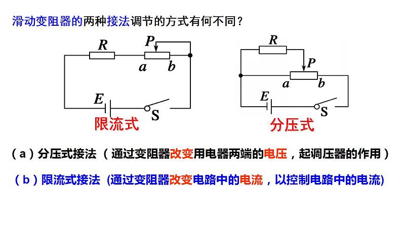 专题 控制电路——滑动变阻器的两种接法-高中物理课件(2019人教版必修第三册)第8页