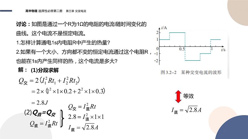 第三章交變電流第2節(jié)交變電流的描述（課件PPT）第7頁(yè)