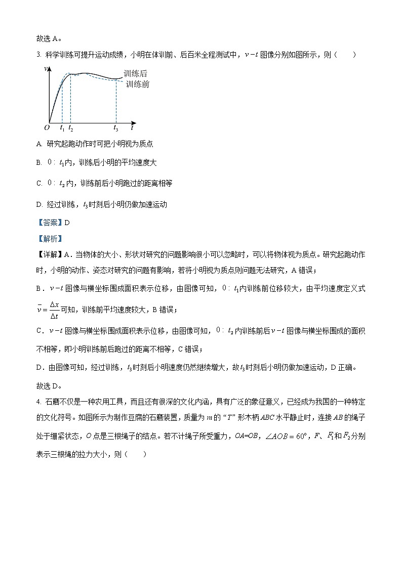 2022-2023学年浙江省杭州市学军中学四校区高二上学期期末物理试题 (解析版)02