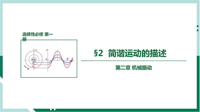 2.2简谐运动的描述(教学课件)高二物理同步备课系列(人教版2019选择性必修第一册)第1页