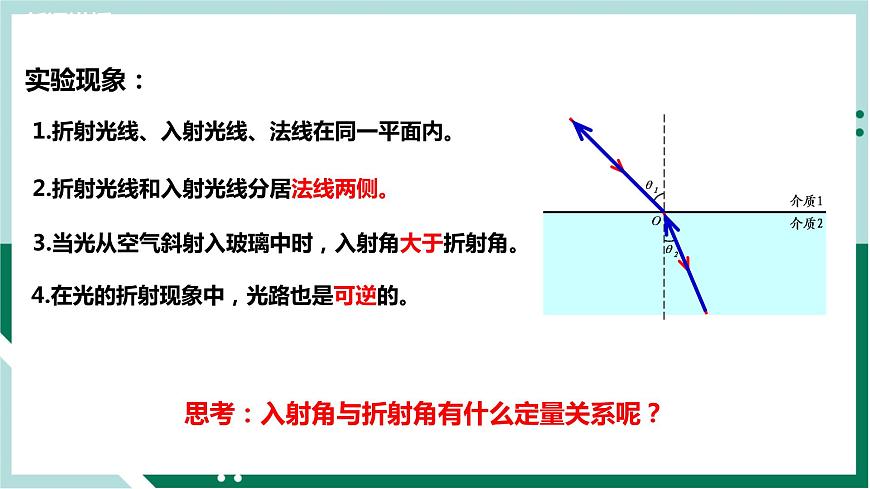 4.1光的折射(教學(xué)課件)高二物理同步備課系列(人教版2019選擇性必修第一冊)第6頁
