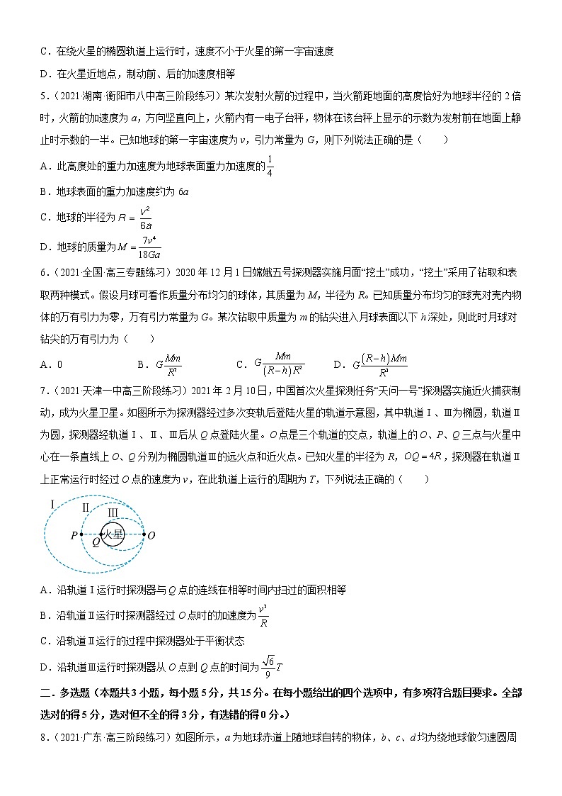 第4章万有引力定律及航天章末检测(课件+练习B卷)-高中物理同步备课系列(鲁科版2019必修第二册)02
