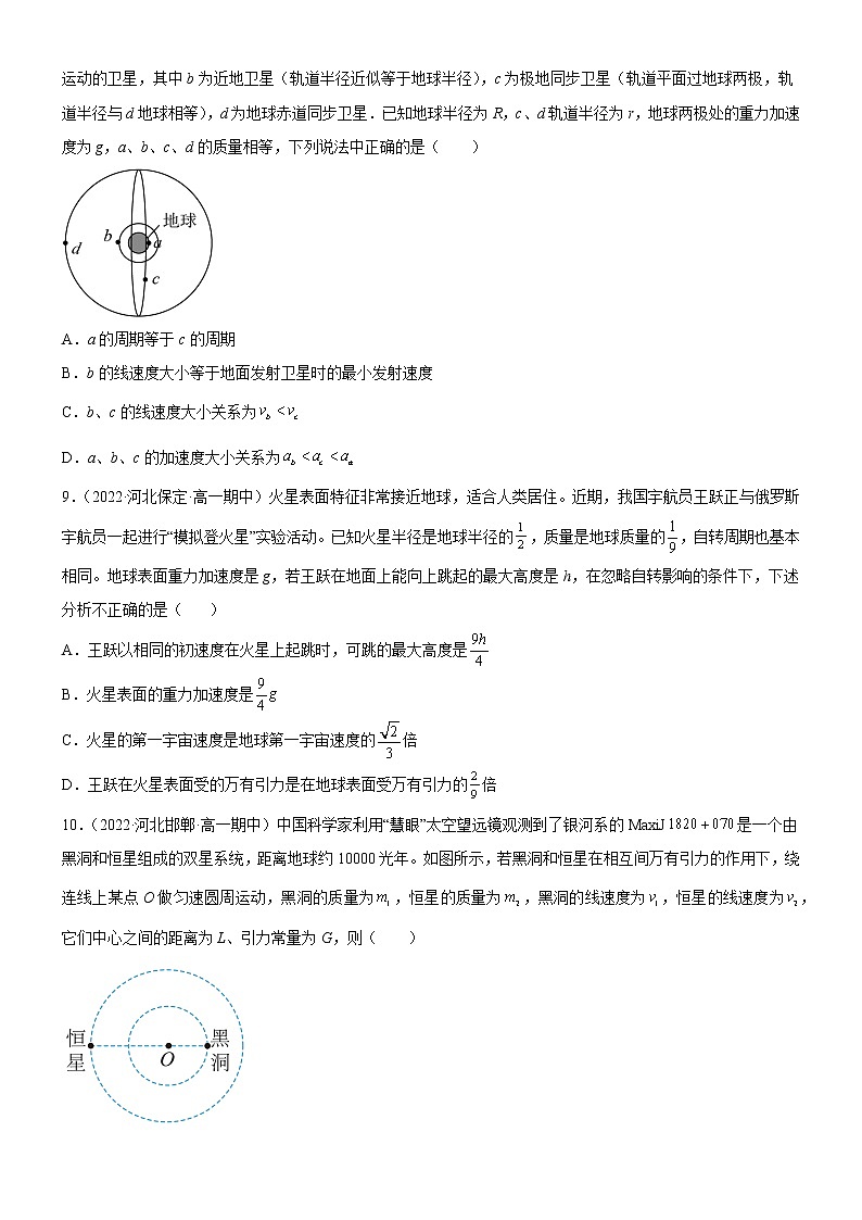 第4章万有引力定律及航天章末检测(课件+练习B卷)-高中物理同步备课系列(鲁科版2019必修第二册)03