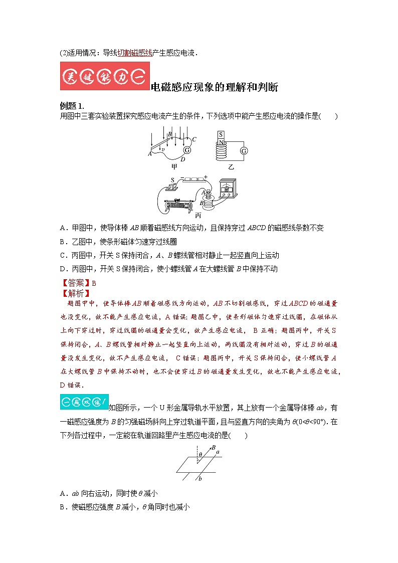 11.1电磁感应现象 楞次定律(解析版)-2023年高考物理一轮复习提升核心素养第3页