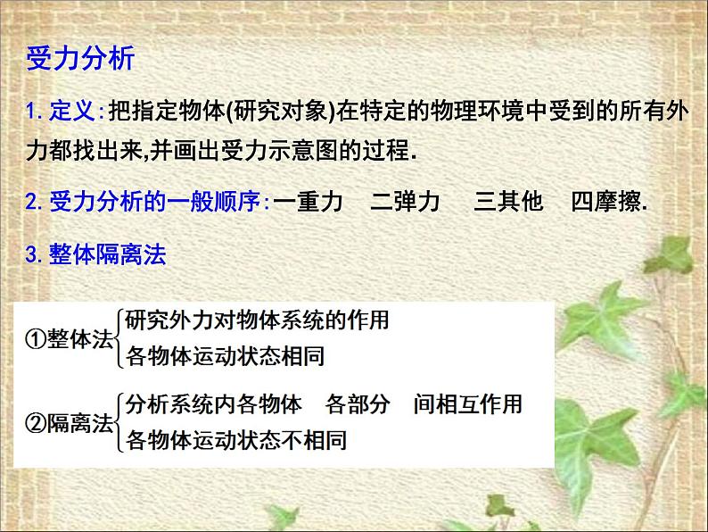 2022-2023年人教版(2019)新教材高中物理必修1 第3章相互作用-力第5节共点力的平衡(3)课件第3页