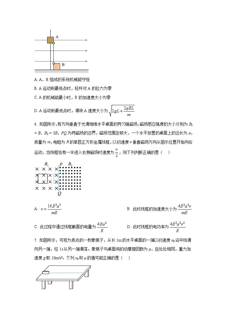 2023届湖南省长沙市长郡中学高三月考(六)物理试题(解析版)第3页