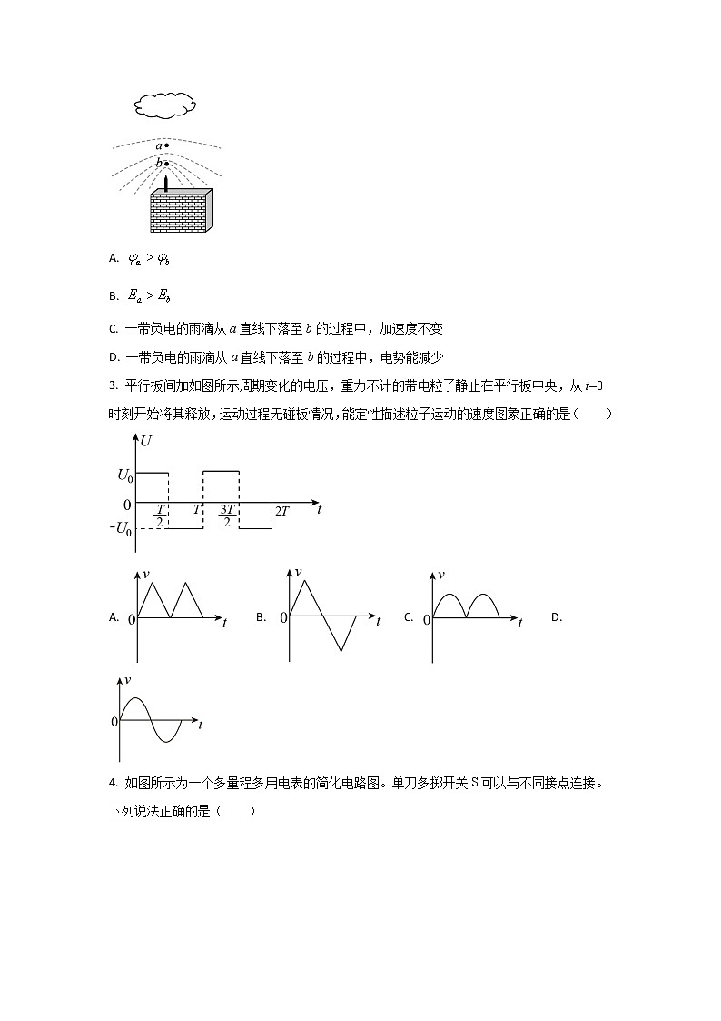 广东省广州市广东实验中学2022-2023学年高二上学期期中考试物理试题(原卷版)第2页