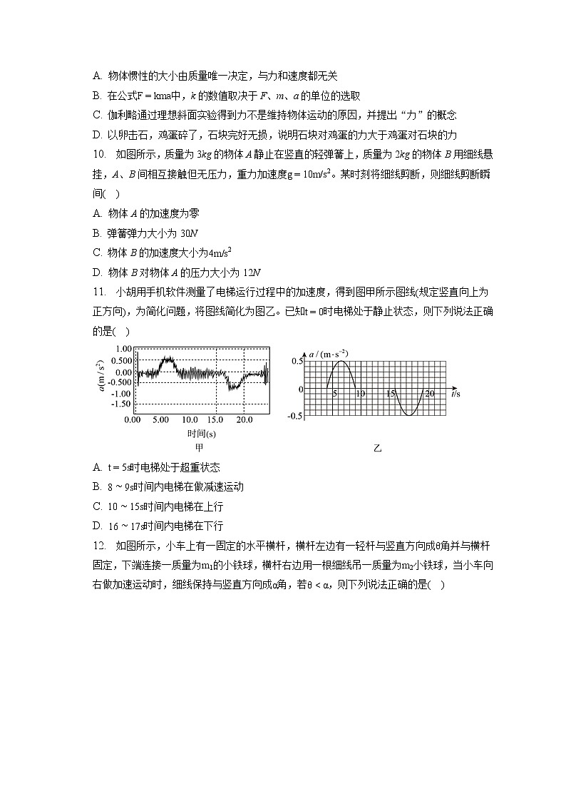 2021-2022学年辽宁省六校协作体高一(下)期初物理试卷(含答案解析)第3页