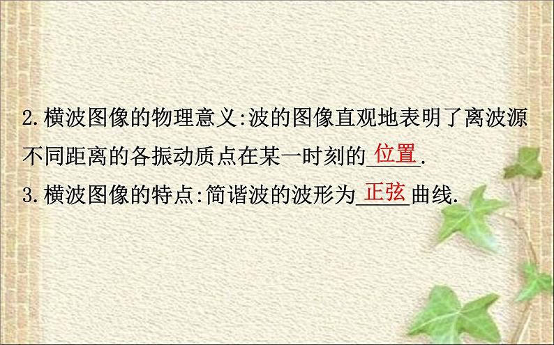 2022-2023年人教版(2019)新教材高中物理选择性必修1 第3章机械波第2节波的描述课件04