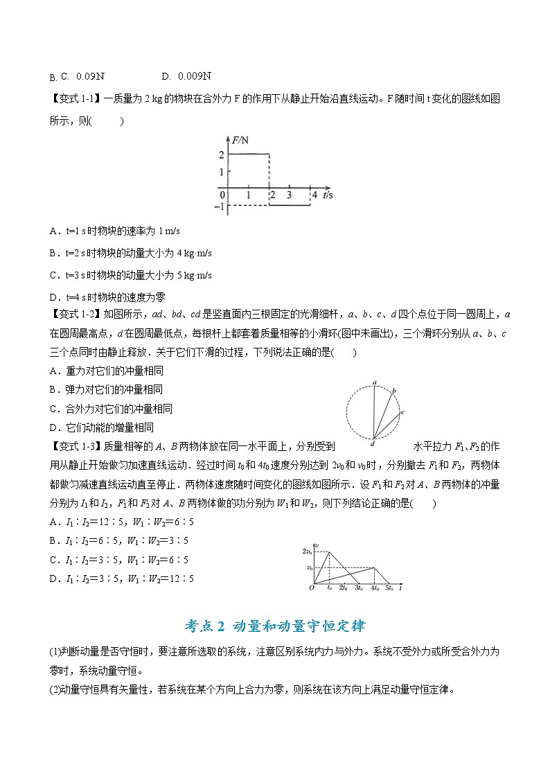 专题08:动量问题综合(原卷版)第2页