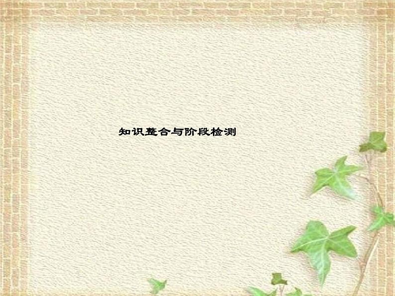 2022-2023年人教版(2019)新教材高中物理选择性必修2 第2章电磁感应知识整合与阶段检测课件第1页