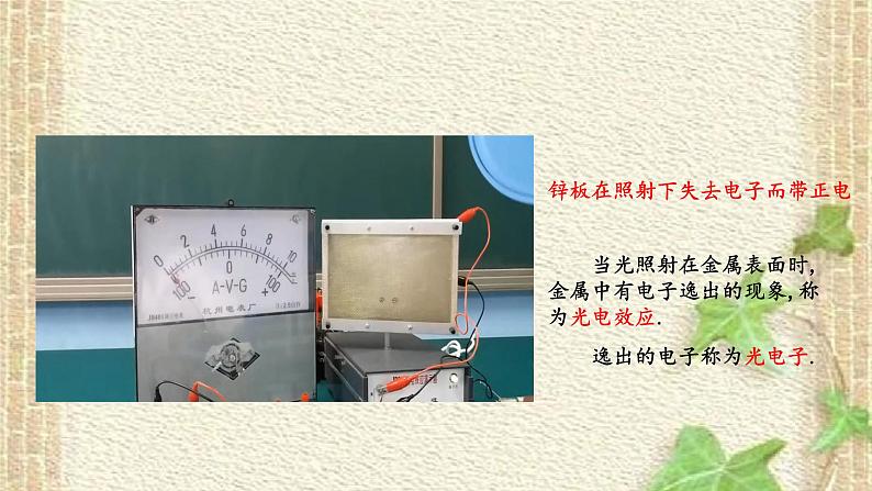 2022-2023年人教版(2019)新教材高中物理选择性必修3 第4章原子结构和波粒二象性第2节光电效应(1)课件第2页
