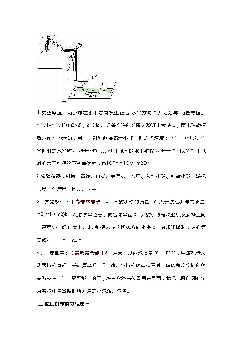 高中物理必考的物理实验要点集合第2页