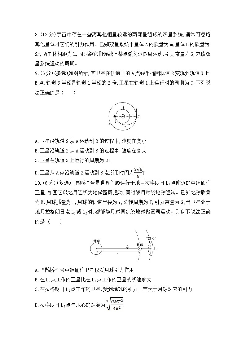 7.2万有引力定律 同步训练22第3页