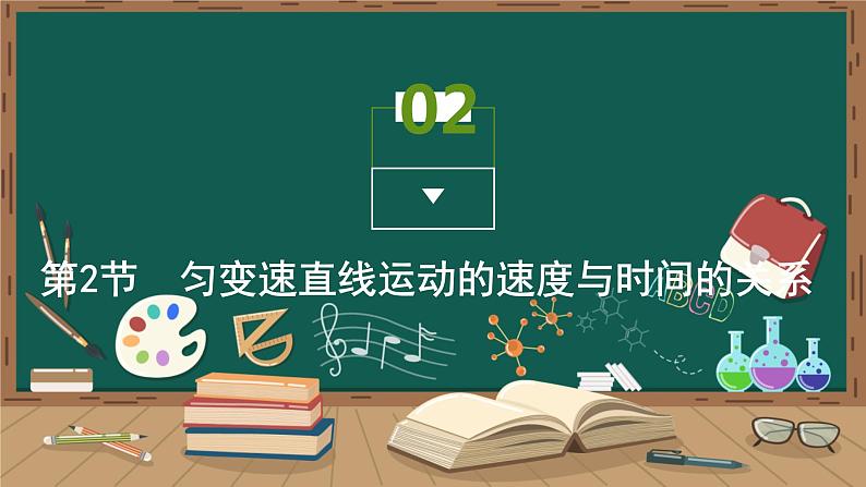 第二章 第2节 匀变速直线运动的速度与时间的关系课件PPT第1页