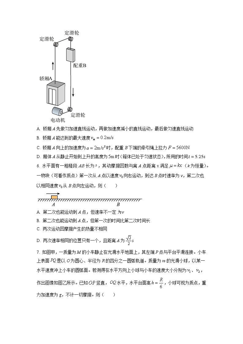 2023届湖南省长沙一中九校联盟高三下学期第二次联考物理试题(word版)第3页