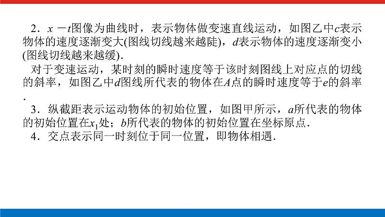 素养提升③ 从x-t图像看速度素养提升③ 从x-t图像看速度课件PPT高一上物理期末复习第3页