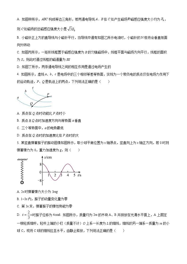 山西省运城市2022-2023学年高二上学期期末调研测试物理试题无答案第2页