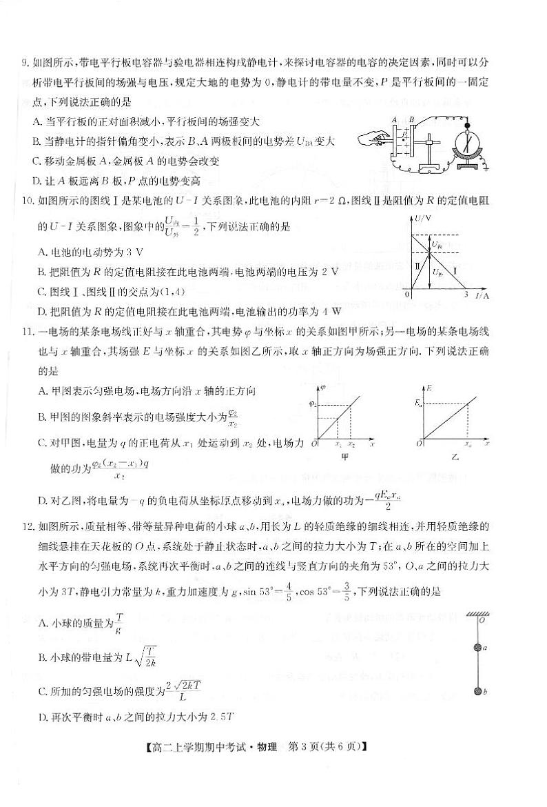2021-2022学年河南省商开大联考高二上学期期中考试物理试题 PDF版03
