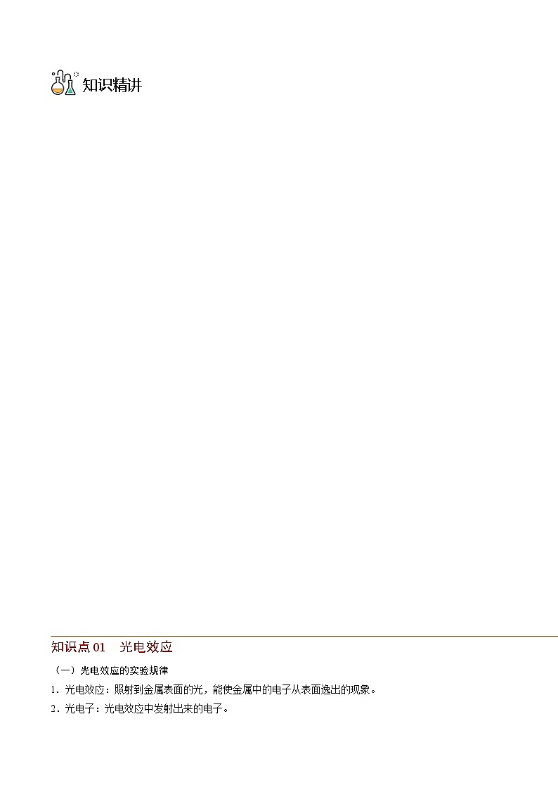 第15讲 光电效应(原卷版)03