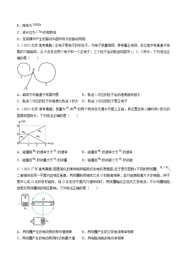 卷05——【備考2023】高考物理真題重組卷(湖北專用)(原卷版)第2頁