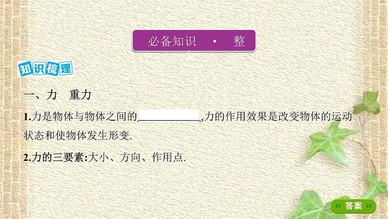 2022-2023年高考物理一轮复习 重力弹力课件 (2)(重点难点易错点核心热点经典考点)第2页