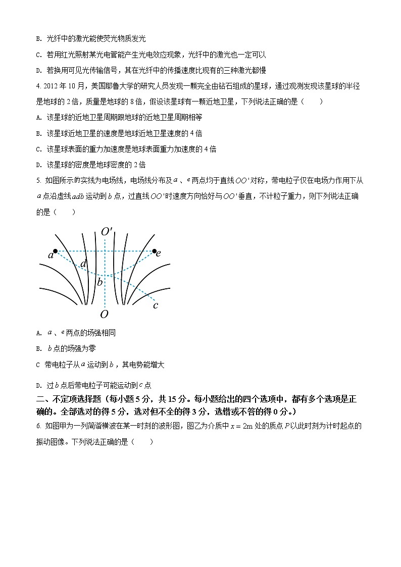 2022天津南开区高三上学期期末考试物理试题含解析02